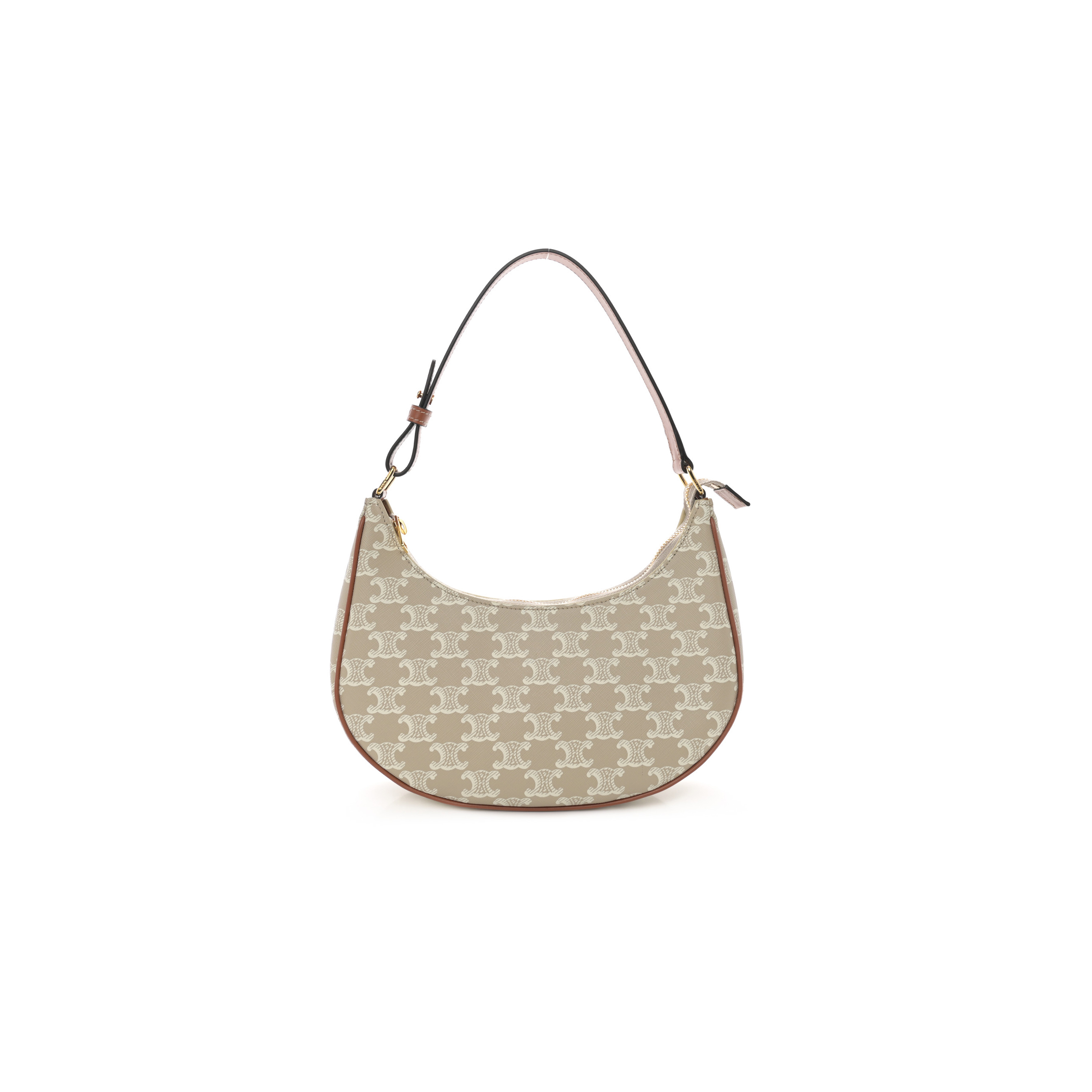 Ce**e ava bag in triomphe canvas and calfskin 193952bzj.04lv (23*14*7cm)